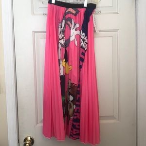 Looney Tunes pleated skirt